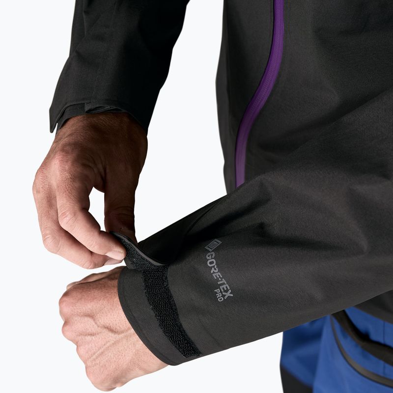 Giacca da pioggia Patagonia Pluma Pro uomo nero 9