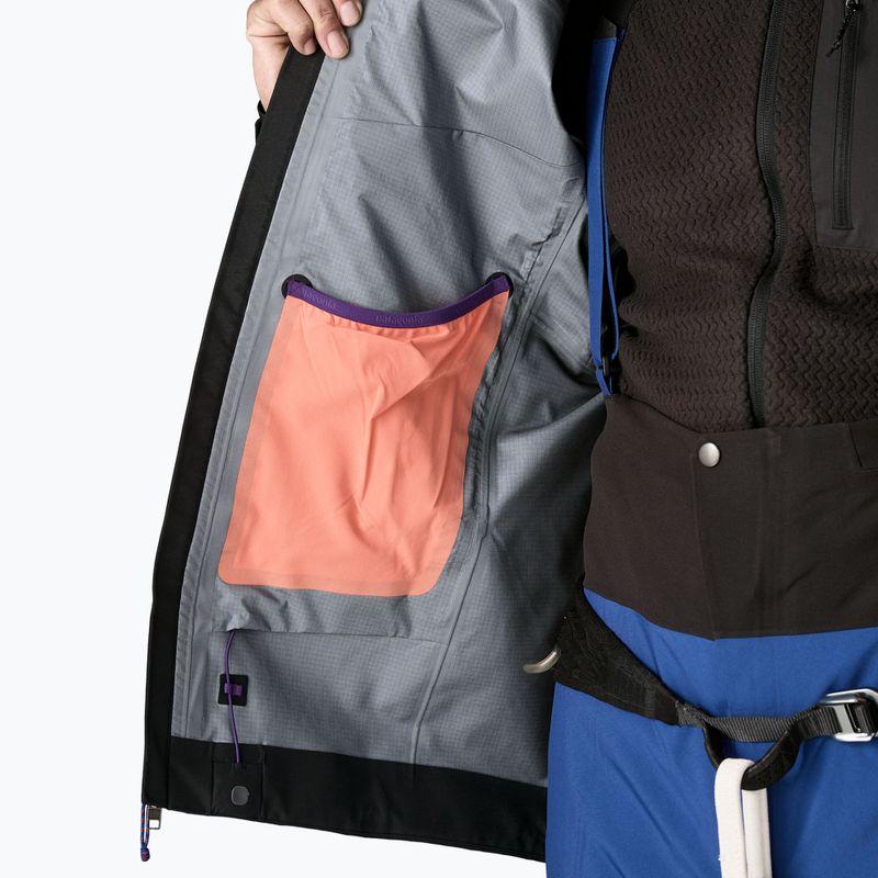 Giacca da pioggia Patagonia Pluma Pro uomo nero 10