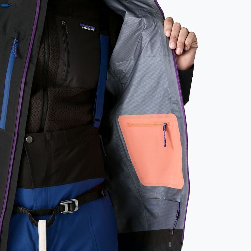 Giacca da pioggia Patagonia Pluma Pro uomo nero 11