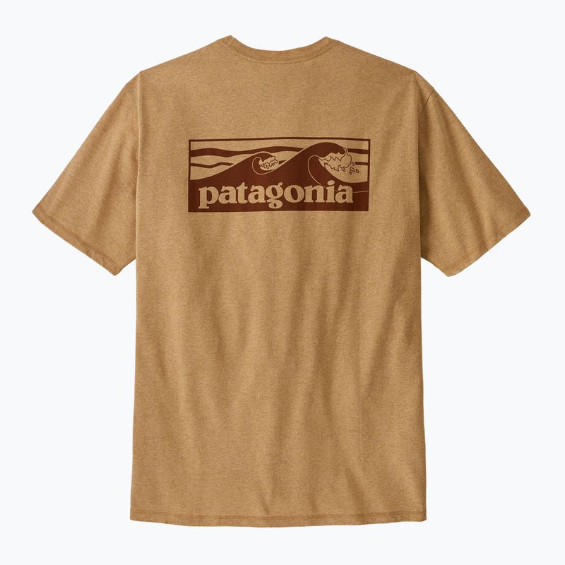 Maglietta da uomo Patagonia Boardshort Logo Pocket Responsibili talon oro 5