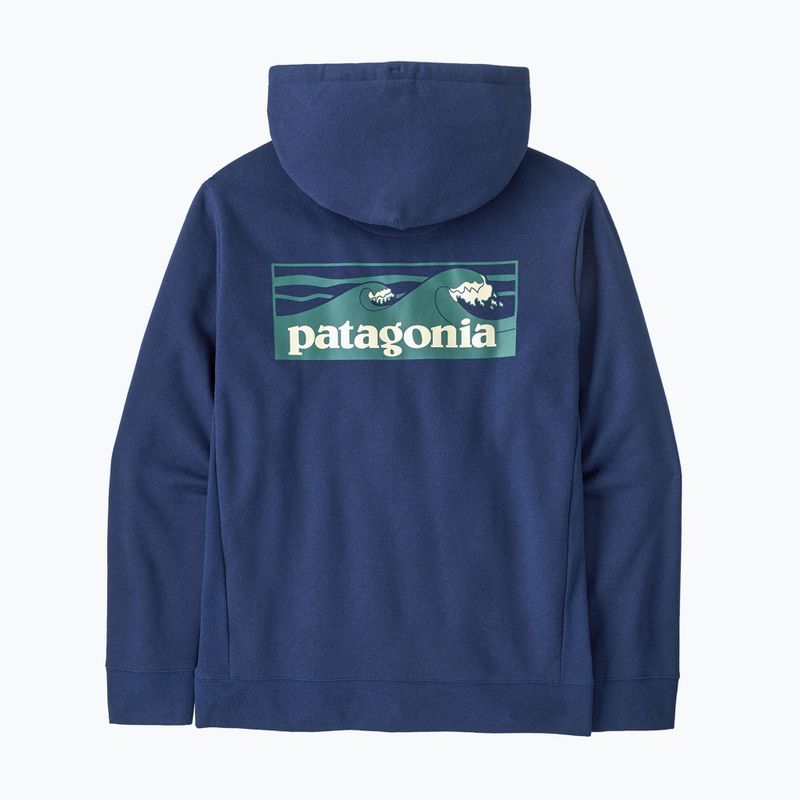 Uomo Patagonia Boardshort Logo Uprisal Hoody blu chiaro 2