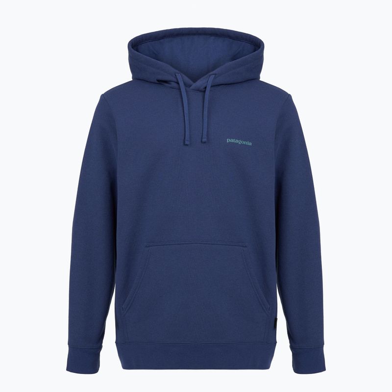 Uomo Patagonia Boardshort Logo Uprisal Hoody blu chiaro