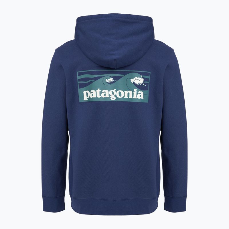 Uomo Patagonia Boardshort Logo Uprisal Hoody blu chiaro 2