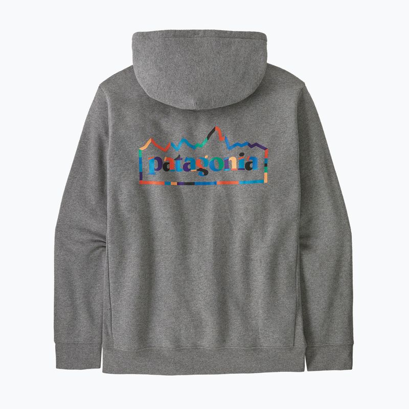 Patagonia felpa Unity Fitz Uprisal Hoody gravel heather da uomo 2