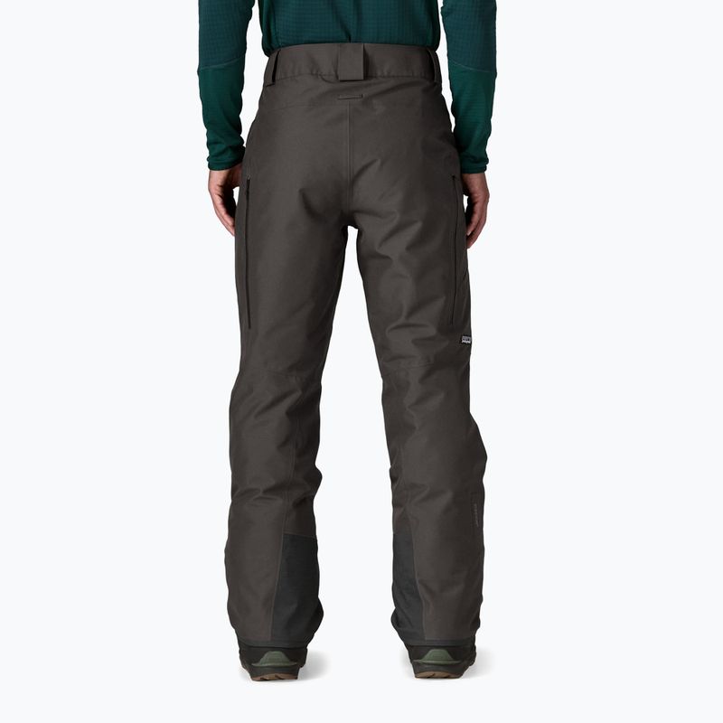 Pantaloni da sci Patagonia Insulated Powder Town da uomo, nero 2