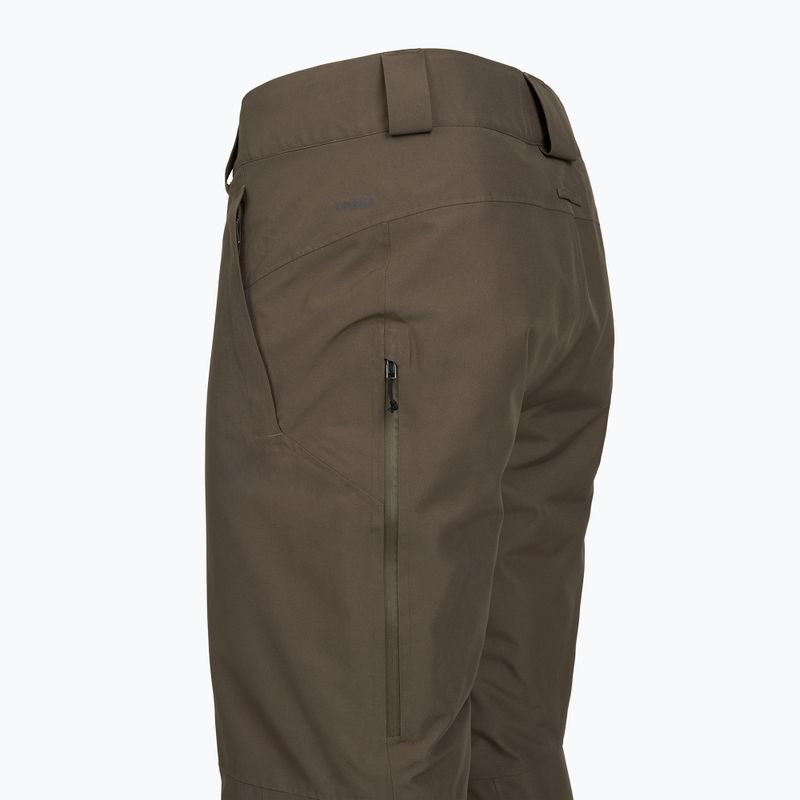 Pantaloni da sci Patagonia Insulated Powder Town da uomo marrone merlow 4