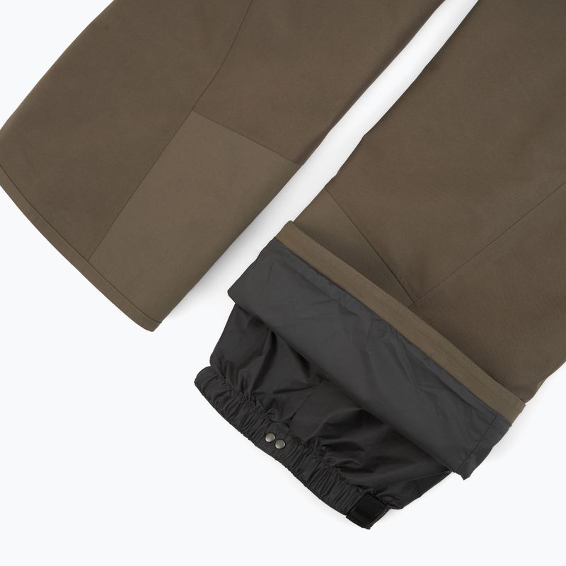 Pantaloni da sci Patagonia Insulated Powder Town da uomo marrone merlow 6