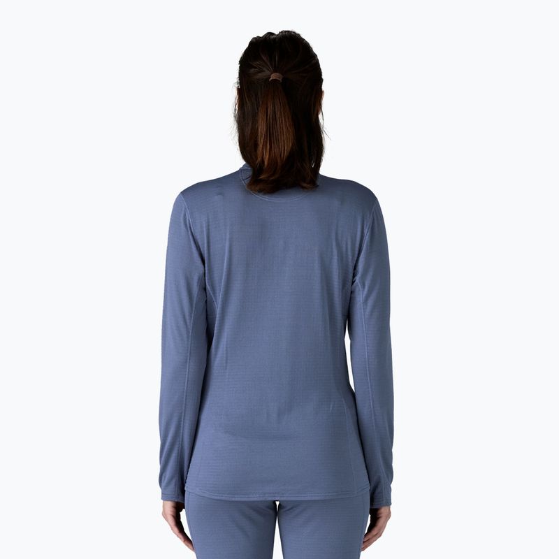 Felpa donna Patagonia Cap Thermal Weight Zip Neck clement blue 2