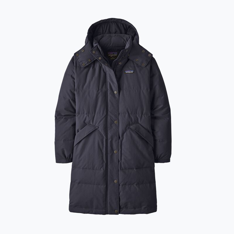 Patagonia Downdrift Parka da donna in piuma d'oca blu scuro 3