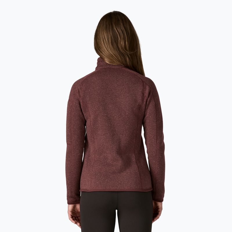 Felpa da trekking in pile Patagonia Better Sweater Donna rubino scuro 2