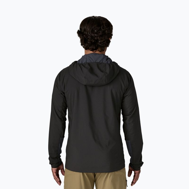 Giacca ibrida da uomo Patagonia Nano-Air Ultralight Full-Zip Hoody nera 2