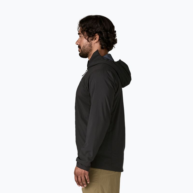 Giacca ibrida da uomo Patagonia Nano-Air Ultralight Full-Zip Hoody nera 3