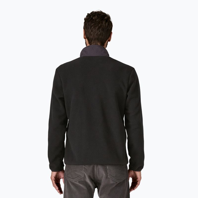 Patagonia felpa in pile da uomo Synch nero tinta unita 2