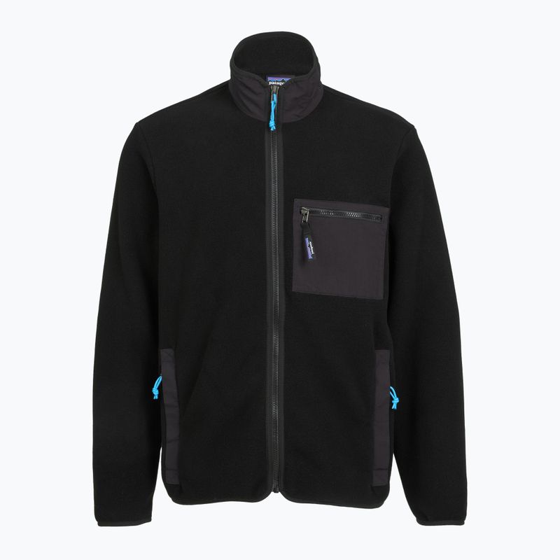 Patagonia felpa in pile da uomo Synch nero tinta unita 3