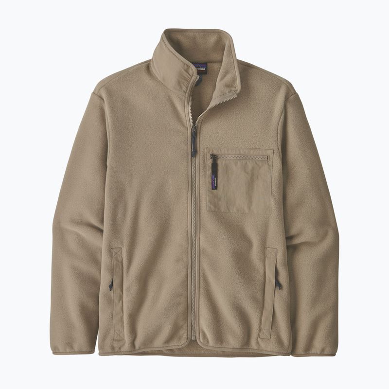 Felpa da uomo Patagonia Synch in pile grigio seabird w / grigio seabird