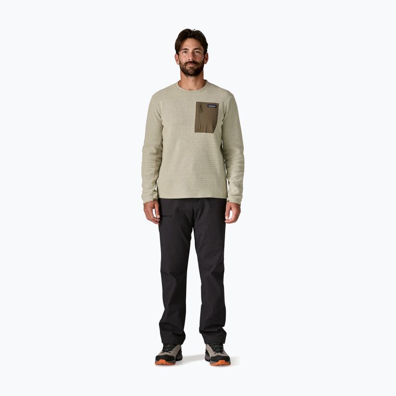 Felpa da uomo Patagonia R1 Air Crew pelican 3