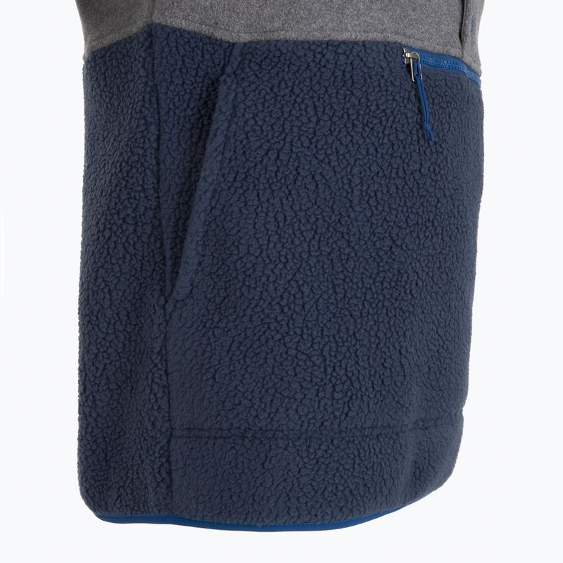 Felpa da uomo Patagonia Retro Pile 1 / 2 Snap P / O new navy w / nickel trekking 4