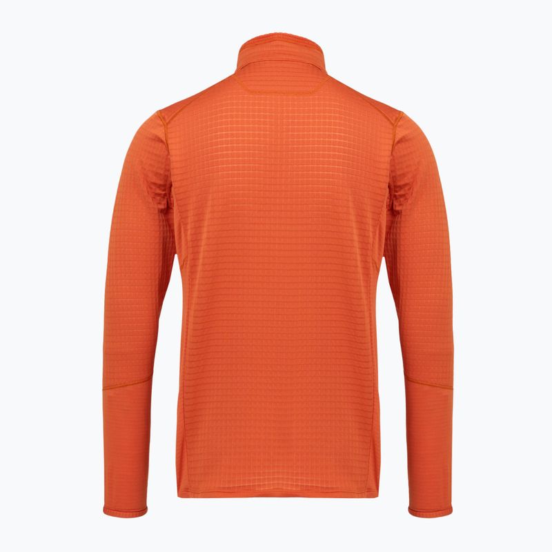 Felpa in pile da uomo Patagonia R1 Hybrid coal orange 2