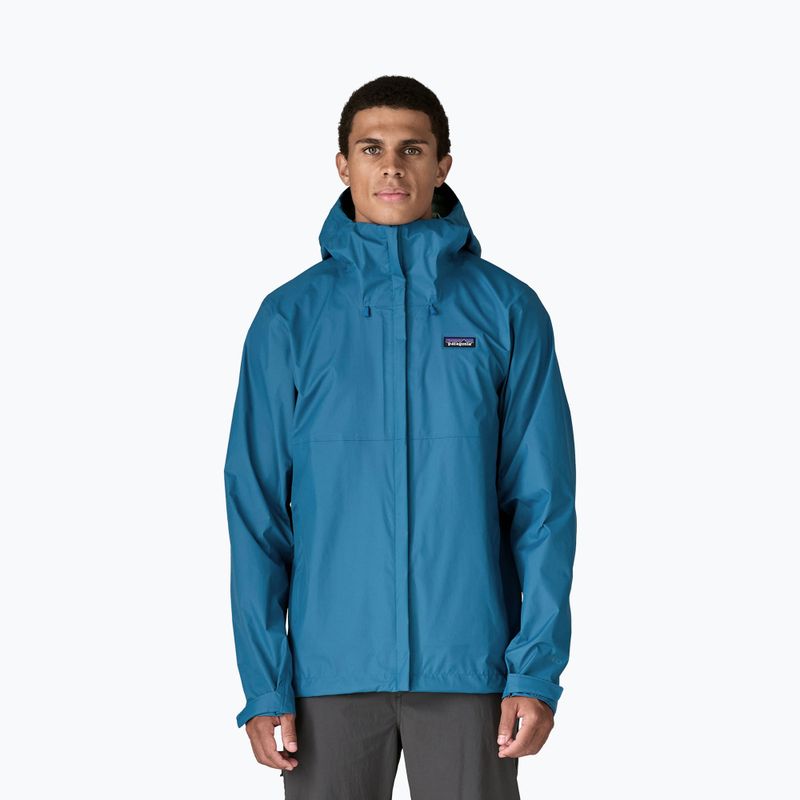 Giacca antipioggia da uomo Patagonia Torrentshell 3L Rain aquatic blue