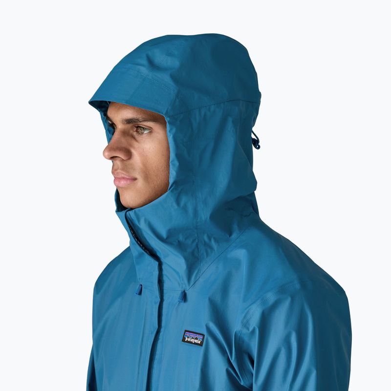 Giacca antipioggia da uomo Patagonia Torrentshell 3L Rain aquatic blue 7