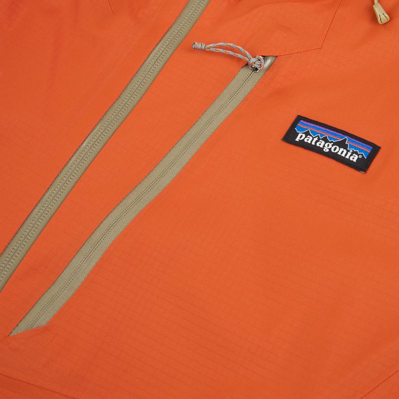 Giacca antipioggia da uomo Patagonia Granite Crest Rain coal orange 3