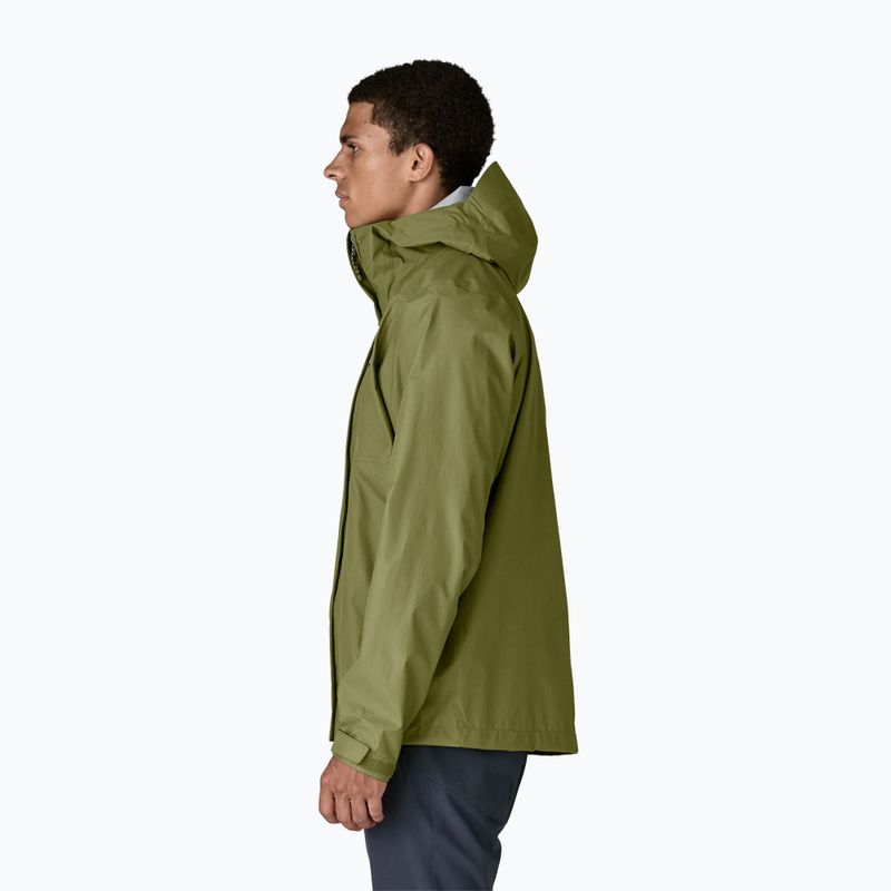 Giacca antipioggia da uomo Patagonia Torrentshell 3L Rain caper green 4