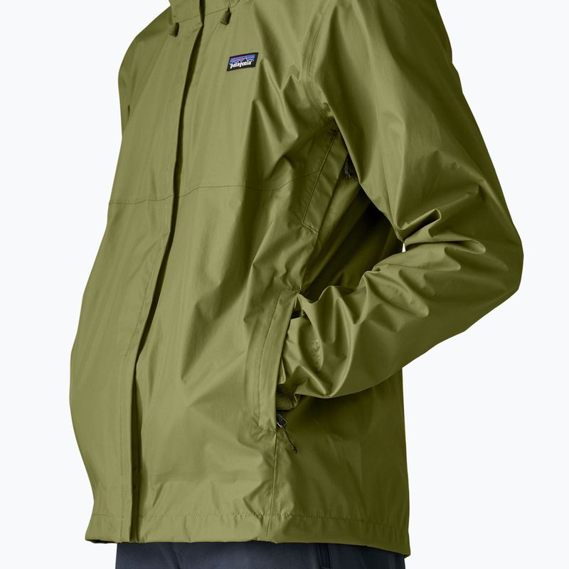 Giacca antipioggia da uomo Patagonia Torrentshell 3L Rain caper green 6