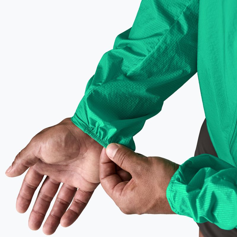 Giacca antivento da uomo Patagonia Houdini aqua stone 8