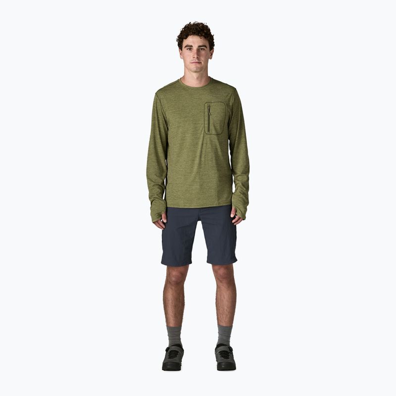 Maglia a maniche lunghe da uomo Patagonia Capilene Cool Sun caper green/buckhorn green x-dye 2