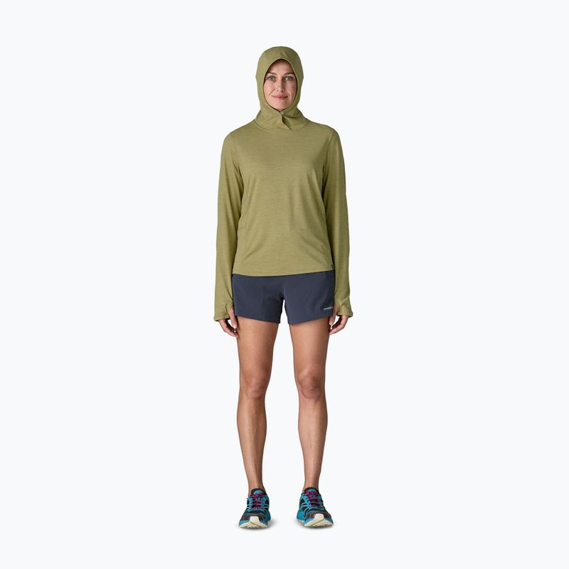 Felpa da donna Patagonia Capilene Cool Sun Hoody gumtree green/light gumtree green x-dye 2