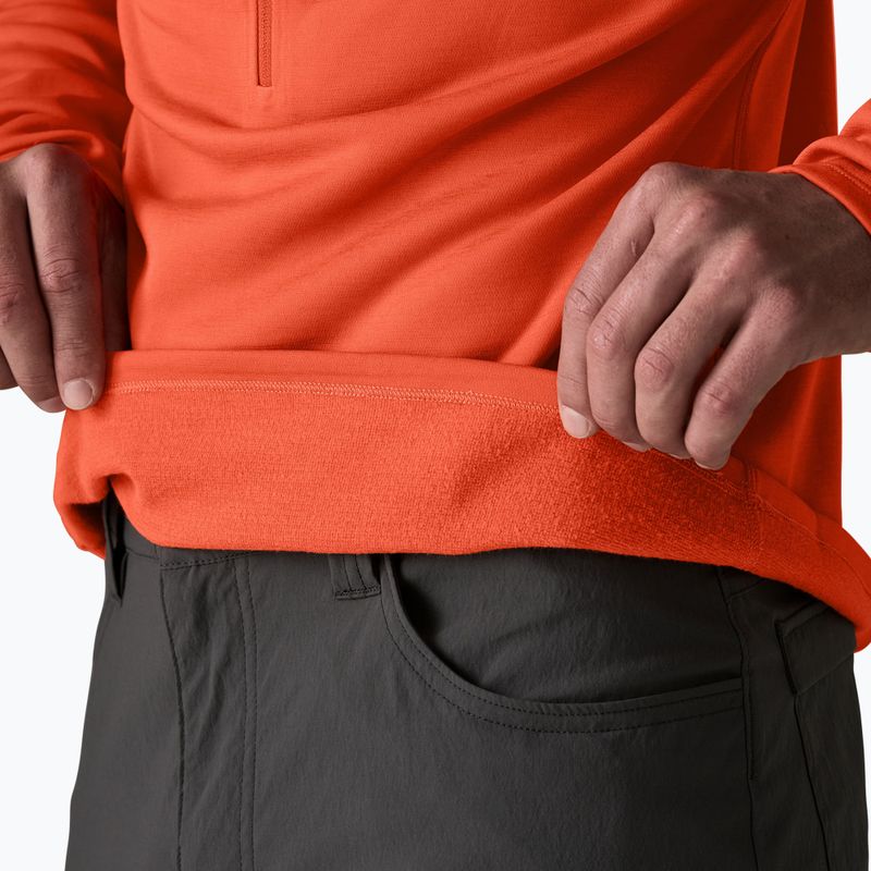 Felpa da uomo Patagonia R1 Ultralight Hoody coal orange 8