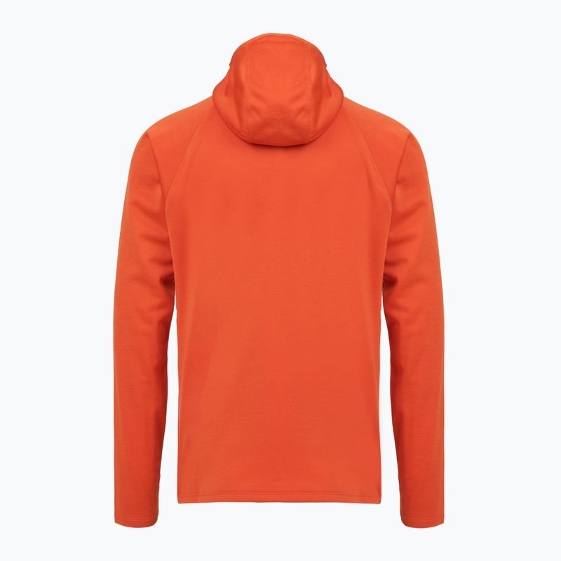Felpa da uomo Patagonia R1 Ultralight Hoody coal orange 11