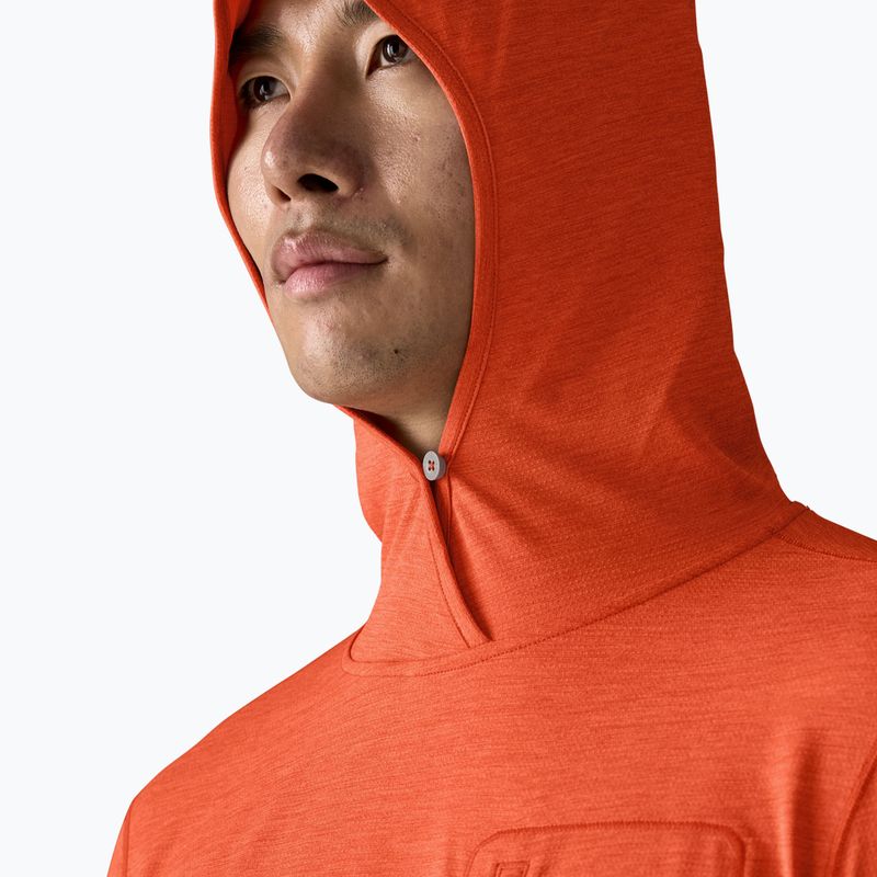 Felpa da uomo Patagonia Capilene Cool Sun Hoody coal orange/light coal orange x-dye 6