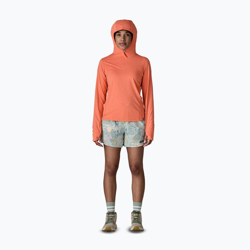 Felpa da donna Patagonia Capilene Cool Sun Hoody mellow melon/peach sherbet x-dye 2