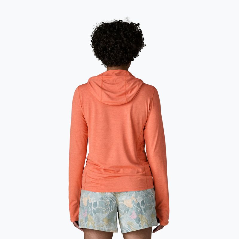 Felpa da donna Patagonia Capilene Cool Sun Hoody mellow melon/peach sherbet x-dye 3
