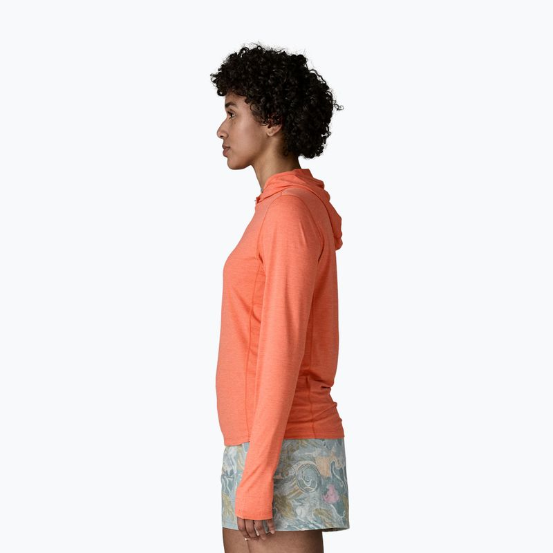 Felpa da donna Patagonia Capilene Cool Sun Hoody mellow melon/peach sherbet x-dye 4