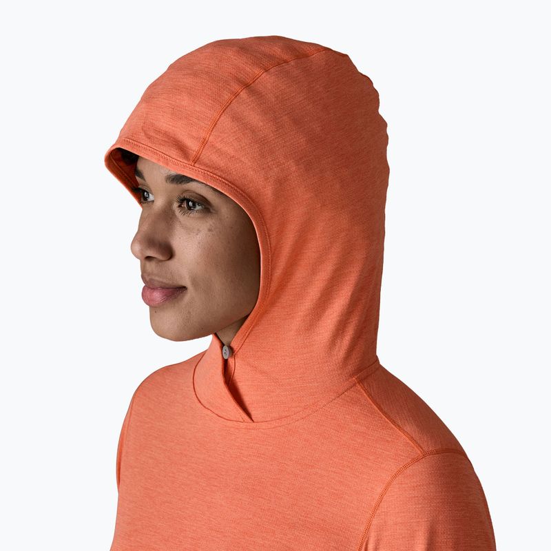 Felpa da donna Patagonia Capilene Cool Sun Hoody mellow melon/peach sherbet x-dye 5