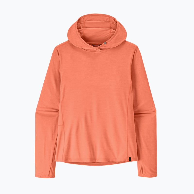 Felpa da donna Patagonia Capilene Cool Sun Hoody mellow melon/peach sherbet x-dye 9