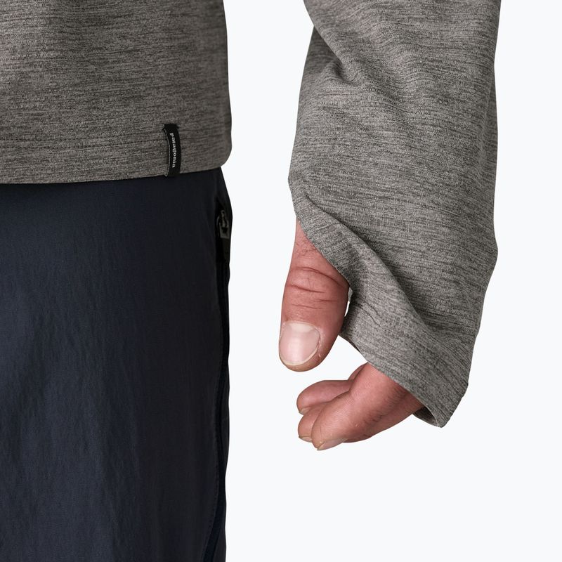Felpa da uomo Patagonia Capilene Cool Sun Hoody forge grey/noble grey x-dye 9