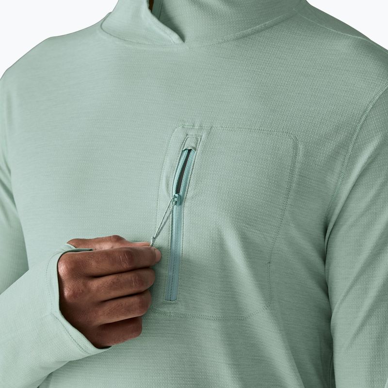 Felpa da uomo Patagonia Capilene Cool Sun Hoody thermal blue/thin ice x-dye 7