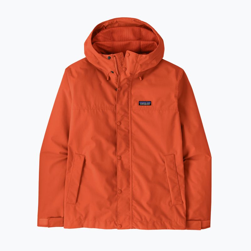 Giacca antipioggia da uomo Patagonia Outdoor Everyday Rain coal orange 6