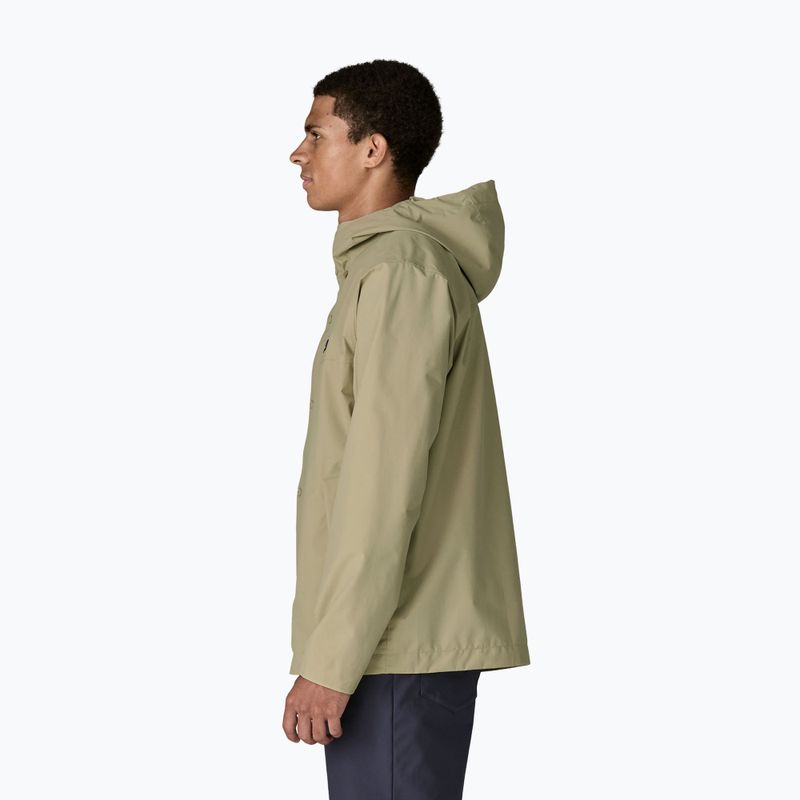 Giacca antipioggia da uomo Patagonia Outdoor Everyday Rain weathered stone 4