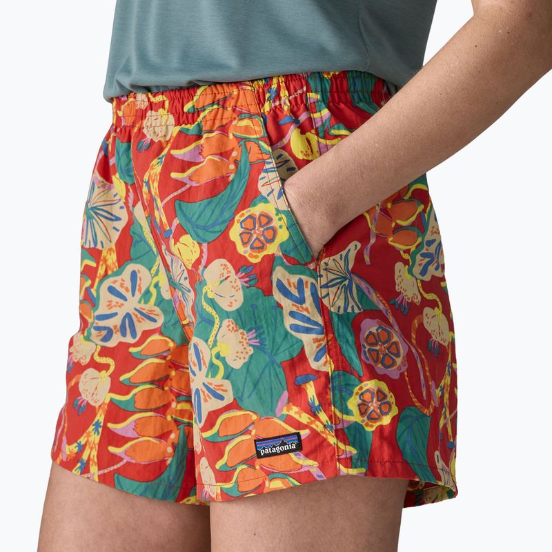 Pantaloncini da donna Patagonia Baggies 5" tropiclimb/hot ember 4