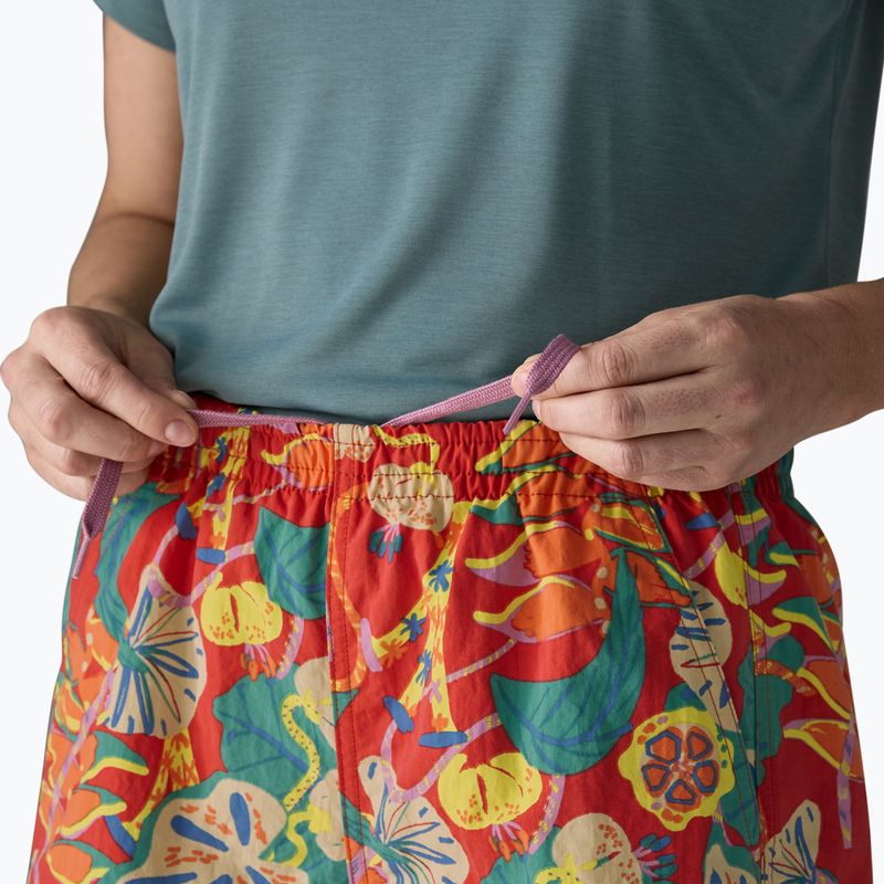 Pantaloncini da donna Patagonia Baggies 5" tropiclimb/hot ember 6