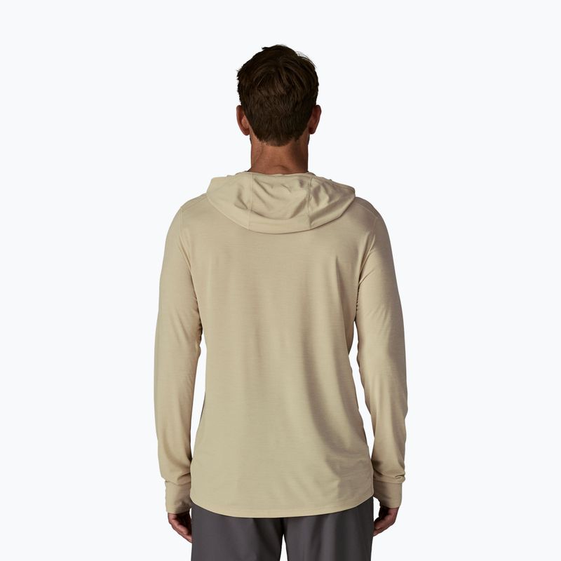 Felpa da uomo Patagonia Capilene Ultra Hoody pumice/dyno white x-dye 3