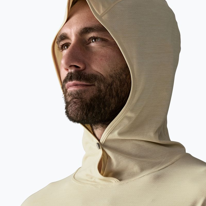 Felpa da uomo Patagonia Capilene Ultra Hoody pumice/dyno white x-dye 6