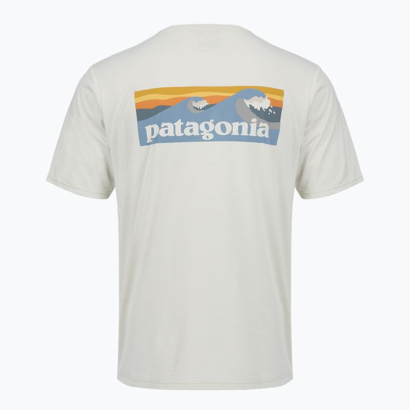 Maglietta da uomo Patagonia Capilene Cool Daily - Boardshort Logo dyno white 2