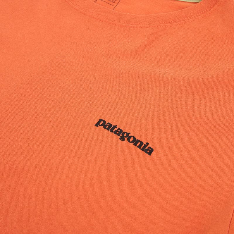 Maglietta da uomo Patagonia P-6 Logo coal orange 3