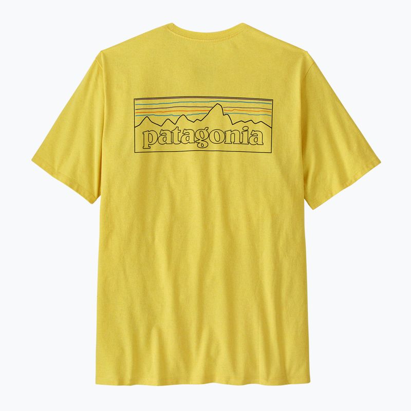 Maglietta da uomo Patagonia P-6 Logo Responsibili-Tee p-6 outline/lemon zest 2