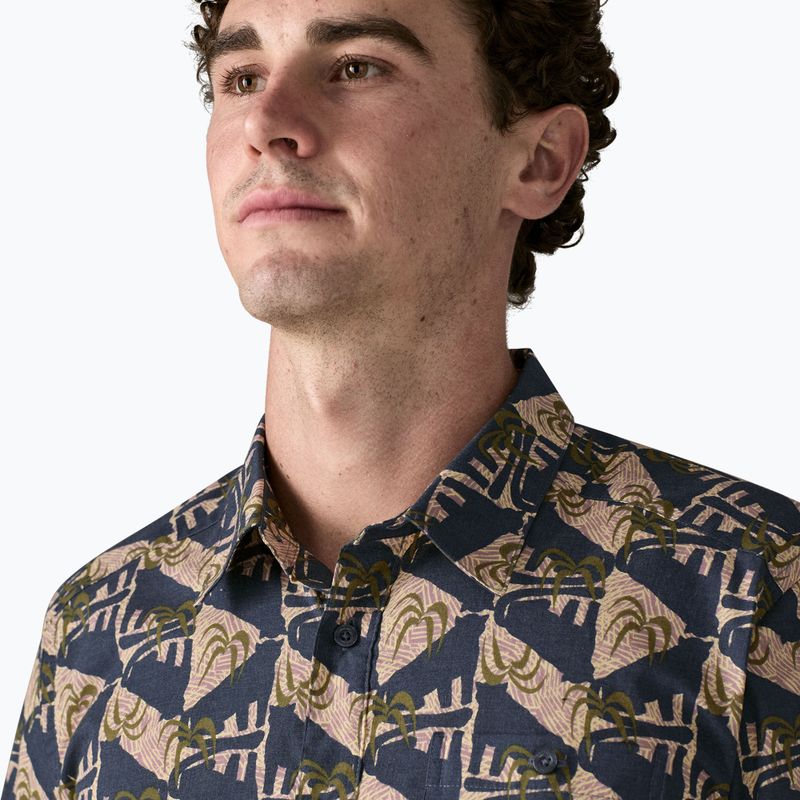 Camicia da uomo Patagonia Go To jaguar geo/dolomite blue 5